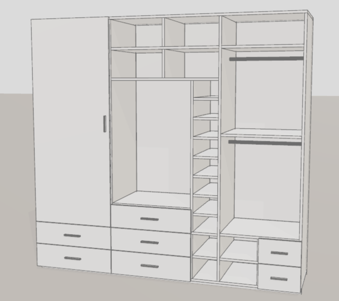 Vestidor de diseño